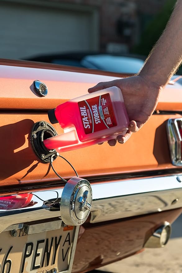 STA-BIL Storage Fuel Stabilizer - Keeps Fuel Fresh for 24 Months - Prevents Corrosion - Gasoline Treatment That Protects Fuel System - Fuel Saver - Treats 40 Gallons - 16 Fl. Oz. (22207) (Pack of 2)