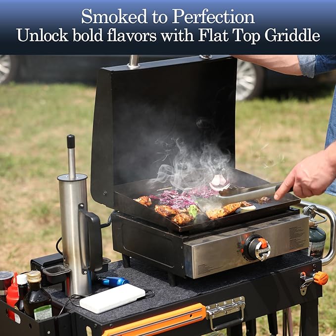 Smoke Generator,Upgraded Gas Grill to Smoker - Portable Electric BBQ Smoker,Smoker Box,12H Cold/Hot Smoke Tube, Suitable for Cold Smoking Cheese Backyard Tailgating Deck,Birthday Gifts for Men,Dad