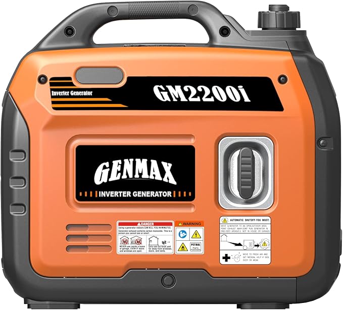 GENMAX Generator,EPA Compliant, Eco-Mode Feature, Ultra Lightweight for Backup Home Use & Camping