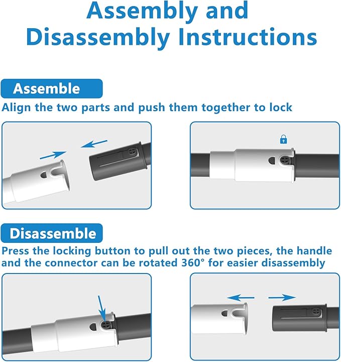 47.3" Ice Scrapers for Car Windshield, 2 in 1 Snow Brush for Car and Ice Scraper, Extendable Snow Brush for Car Windshield with Foam Grip and 180° Pivoting Brush Head for Car Automobile Vehicle Window