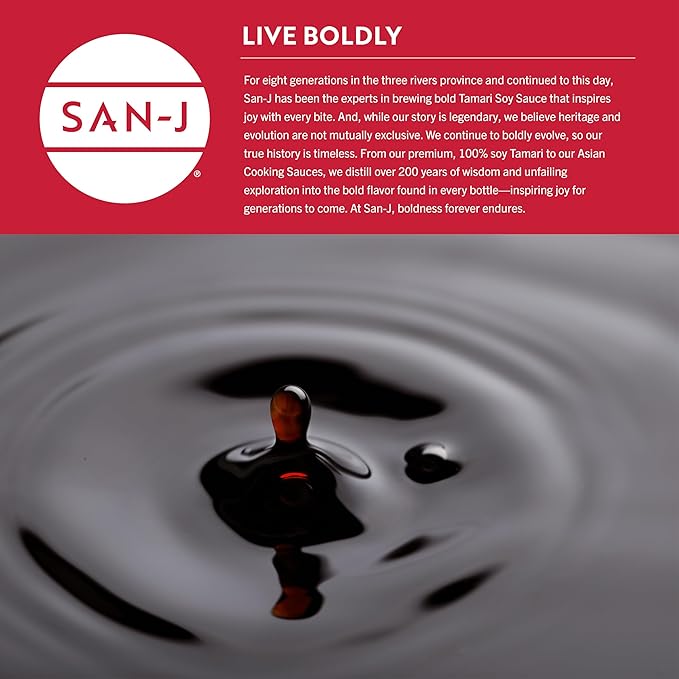 San-J - Gluten Free Hoisin Sauce - Fragrant and Tasty Cooking Sauce - Non-GMO - 64 oz. Container
