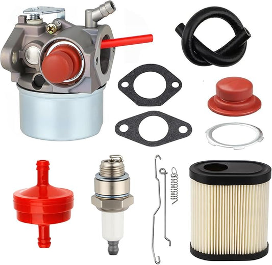 640303 640350 LEV100 LV195EA LV195XA Carburetor for Tecumseh LEV105 LEV120 LEV115 Engine Tune Up Kit Parts for Toro 20001 20012 20017 20018 20016 20072 20070 Lawn Mower Air Filter