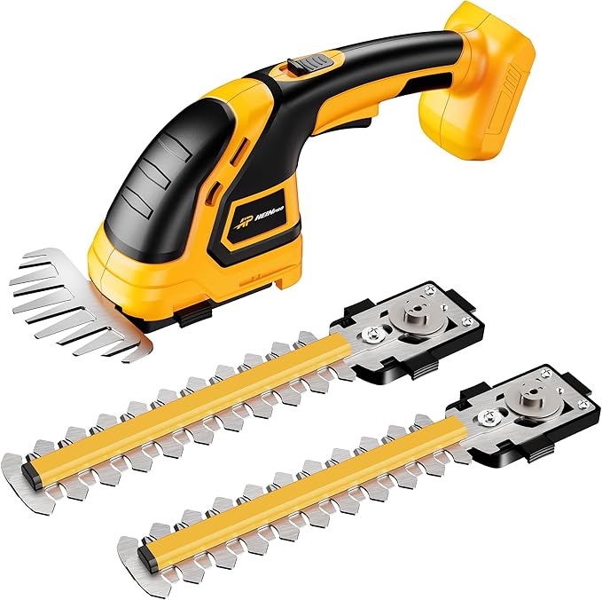 Hedge Trimmer Cordless Compatible with DEWALT 20V MAX Battery (No Battery), Electric Hedge Trimmer Cordless Grass Trimmer, Bush Trimmer Grass Shears Handheld for Yard, Garden, Lawn