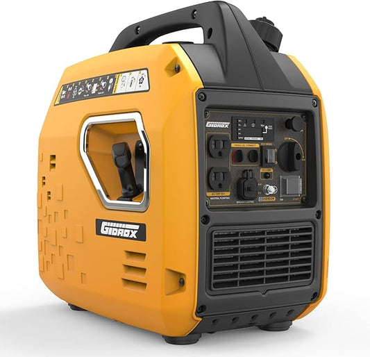 2500W Portable Inverter Generator, Super Quiet Gas Powered, EPA Compliant, RV Ready, CO Sensor, Parallel Capable, Clean Power for Camping or Party