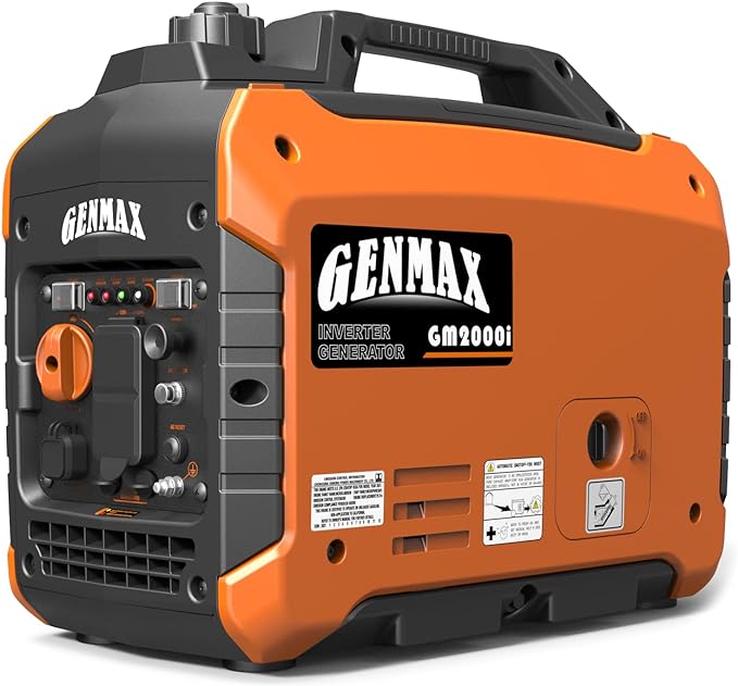 GENMAX Generator,EPA Compliant, Eco-Mode Feature, Ultra Lightweight for Backup Home Use & Camping