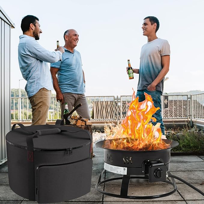 Carrying Bag for Outland Firebowl 863 Outdoor Portable Propane Fire Pit Carrying Bag for Firebowl 864 Water-Resistant 21 Inch Gas Fire Pit Carry Bag for Outland Fire Bowl
