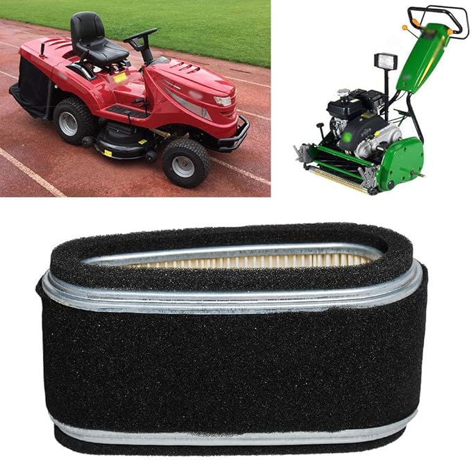 HIFROM 11013-2110 Air Filter Pre Filter 49065-7010 Oil Filter Spark Plug Fuel Filter Shut Off Valve Tune Up Kit Compatible with Kawasaki FC420 14 HP 4-Cycle Engine Lawn Mower Engine Maintenance Kit