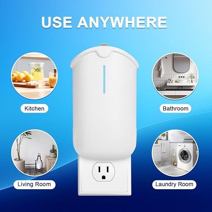 2 Flying Insect Traps & 2 Cartridges - Compatible with ZEVOM364A Refill - Plug in Fruit Fly Trap for Indoor - Bug Catcher for Gnats, House & Fruit Flies - Use in Any Room (2 Device & 2 Cartridges)