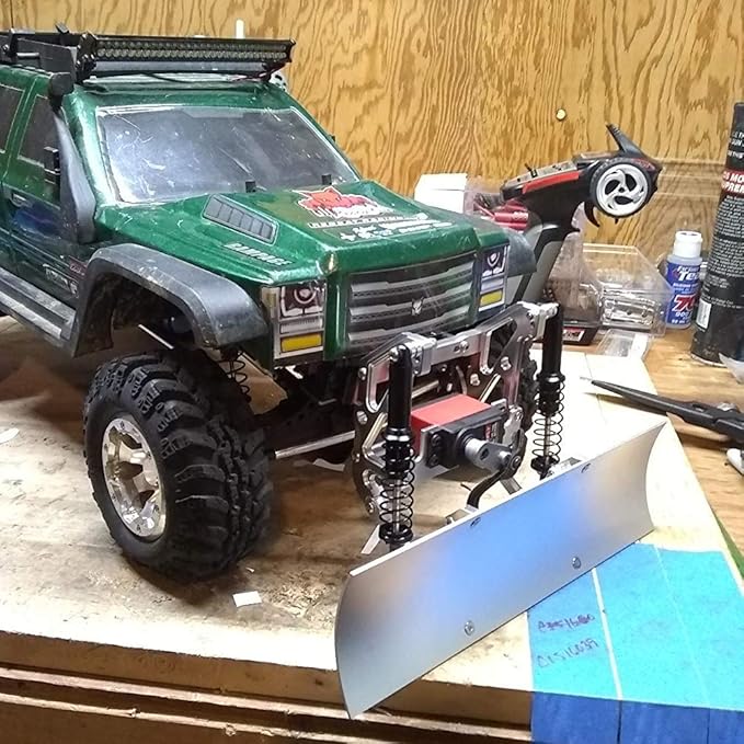 Alloy Snow Shovel for TRX4 SCX10II 90046 90027 90028 1/10 RC Crawler Car