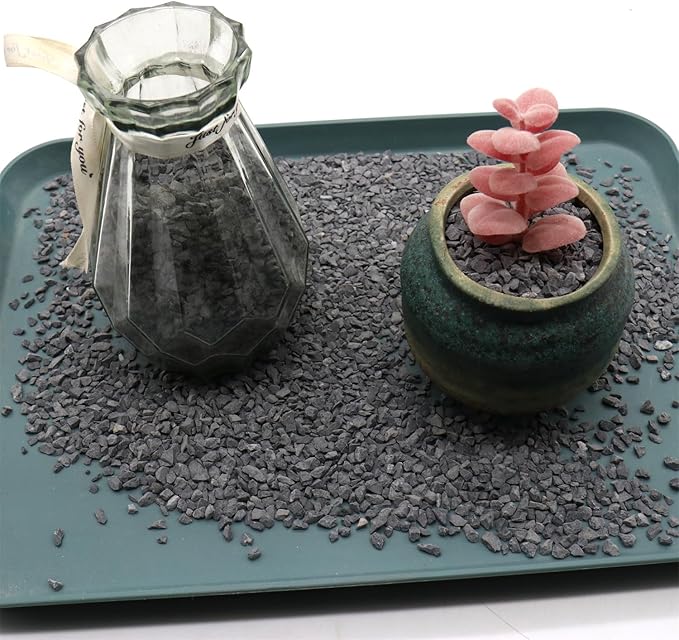 Coarse Sand. Black Color. 1/8 Inch 2 lbs. for Potting Soil, Succulents, Pots, Plants, Gardening, Indoor, Crafting, Vase Fillers, Landscaping (X-Mini, COARSE Sand - Black, 2)