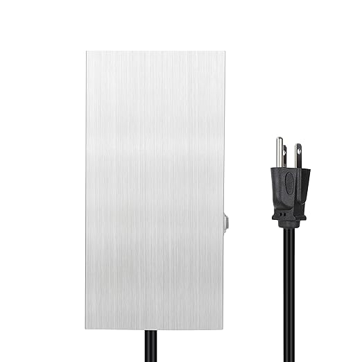 200W Multi-Tap Low Voltage Transformer, Stainless Steel Guard, Landscape Lighting Transformer for Garden Lights, Spotlights, Floor Lights - 120V AC to 12V/13V/14V/15V AC, ETL Listed
