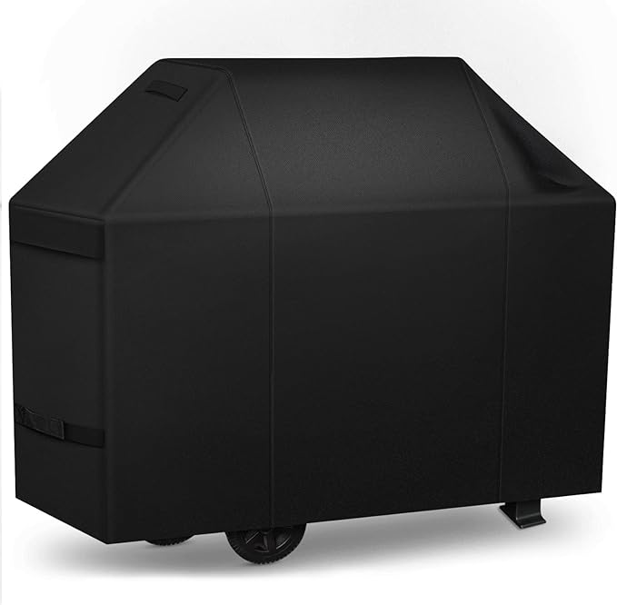 iCOVER Grill Cover 82 inch, BBQ Grill Cover for Outdoor Grill, 600D Heavy Duty Waterproof BBQ Cover, Anti-UV Barbecue Cover, Large Barbecue Gas Grill Cover for Weber, Char-Broil, Nexgrill, etc