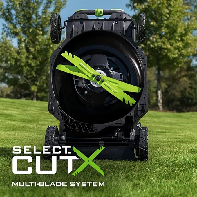EGO POWER+ Electric Lawn Mower, Self-Propelled Cordless with Select Cut and Touch Drive, Includes 56V 7.5Ah Battery and Rapid Charger – LM2135SP