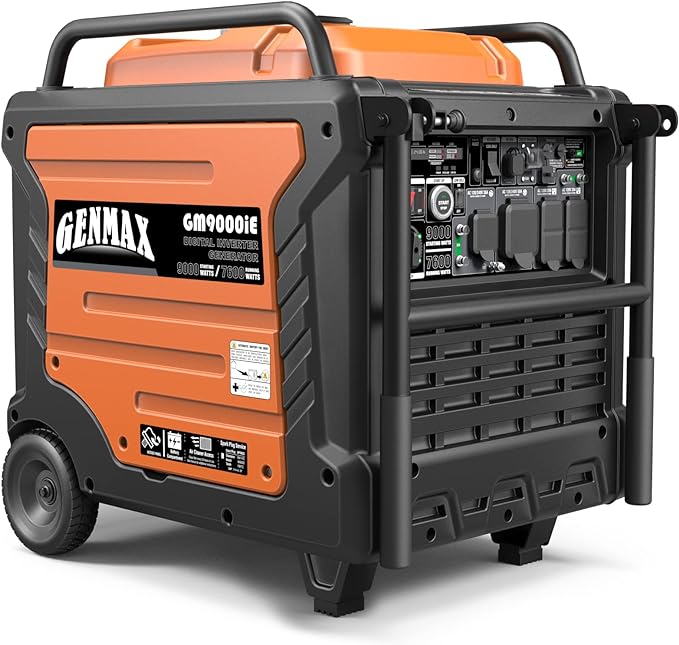 GENMAX Generator,EPA Compliant, Eco-Mode Feature, Ultra Lightweight for Backup Home Use & Camping