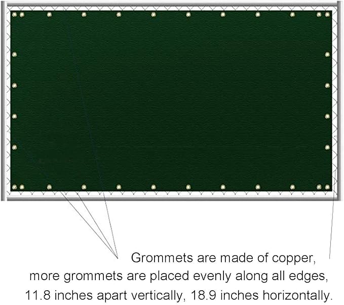 Sunnyglade 5 feet x 50 feet Privacy Screen Fence Heavy Duty Fencing Mesh Shade Net Cover for Wall Garden Yard Backyard (5 ft X 50 ft, Green)