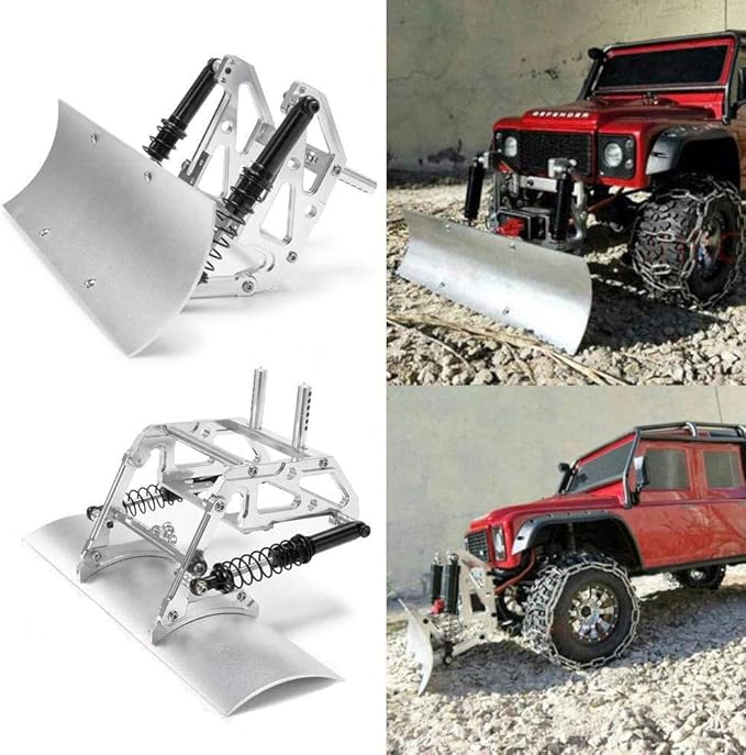Alloy Snow Shovel for TRX4 SCX10II 90046 90027 90028 1/10 RC Crawler Car