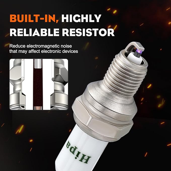 Hipa 794-00082 Spark Plug for Champion RDZ4H Troy-Bilt 794 00082 794-00043 753-05784 Ryobi MTD 4-cycle Trimmer WeedEater (4 Pack)