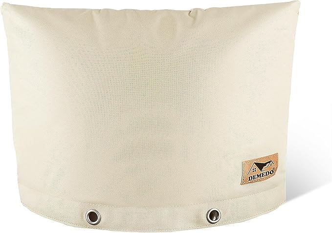 Backflow Preventer Insulation Cover - Water Pipe Insulation Sprinkler Cover for Outside - Insulated Backflow Cover Pouch for Irrigation Back Flow Valve in Winter or Sun Exposure (30" W x 24" H, Sand)