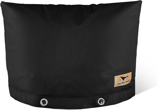 Backflow Preventer Insulation Cover - Water Pipe Insulation Sprinkler Cover for Outside - Insulated Backflow Cover Pouch for Irrigation Back Flow Valve in Winter or Sun Exposure (30"W x 24"H, BLACK)