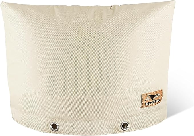 Backflow Preventer Insulation Cover - Water Pipe Insulation Sprinkler Cover for Outside - Insulated Backflow Cover Pouch for Irrigation Back Flow Valve in Winter or Sun Exposure (21" W x 16" H, Sand)