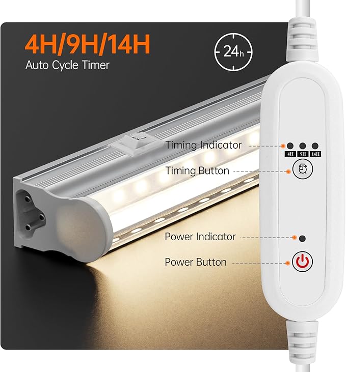Indoor Greenhouse with Grow Light, Tall Green House with 6 Pack T5 Full Spectrum Plant Lights with Timer, Plant Shelf with Tent for Indoor Plant, Seed Starting, Seed Tray, 35.4"x13.8"x70.8"