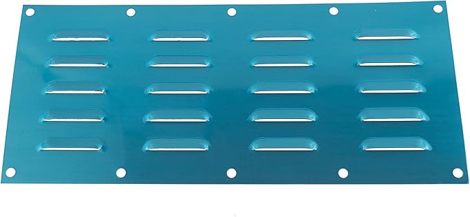 Stainless Steel Venting Panel for Grill Accessory, Masonry Fire Pits and Outdoor Kitchens, 15" by 6-1/2"