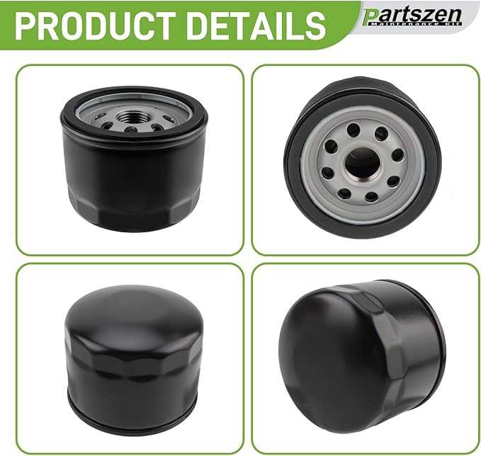 49065-7007 Oil Filter 11013-0752 Air Filter for Kawasaki FR651V FR691V FR730V FS481V FS541V Lawn Mower Tractor Parts with Tune Up Kit
