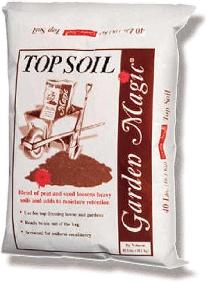 Michigan Peat 40 Pound Bag of Indoor and Outdoor Organic Planting and Potting Topsoil Mix with Perlite and Peat Mix for Gardening, 4 Pack