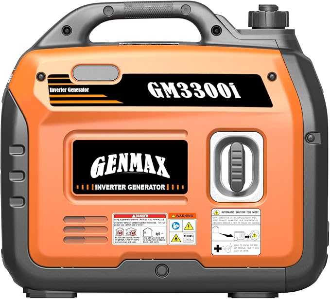 GENMAX Generator,EPA Compliant, Eco-Mode Feature, Ultra Lightweight for Backup Home Use & Camping