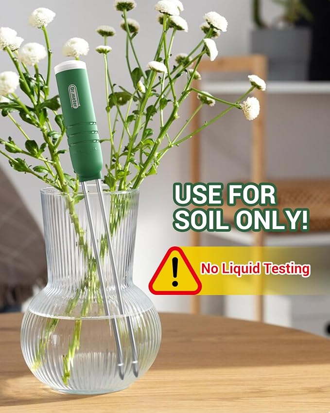 2 Pack Soil Humidity Sensor Probe, Plant Soil Moisture Meter, Accessory Only, Cannot Be Used Alone