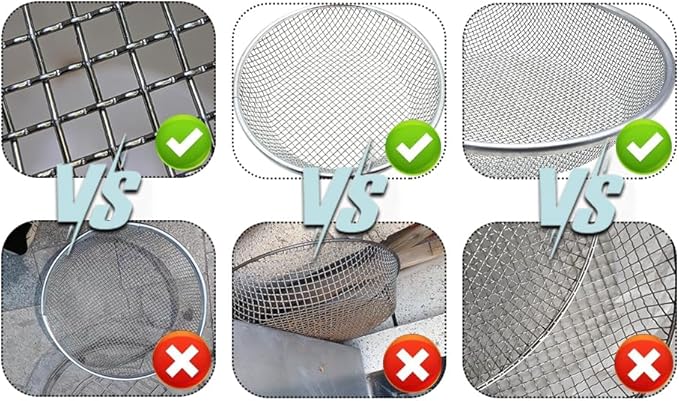 3PCS Soil Sifter for Gardening, Rock Sifter for 5gallon,Compost Sifter Dirt Sifter,Captures Dirt Rocks Sawdust