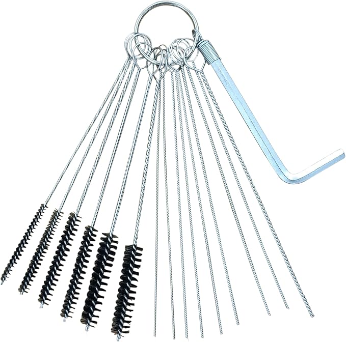 Carburetor Adjustment Tool with Cleaning kit for 2-Cycle Small Engine String Trimmer Weedeater Chainsaw Pack of 12