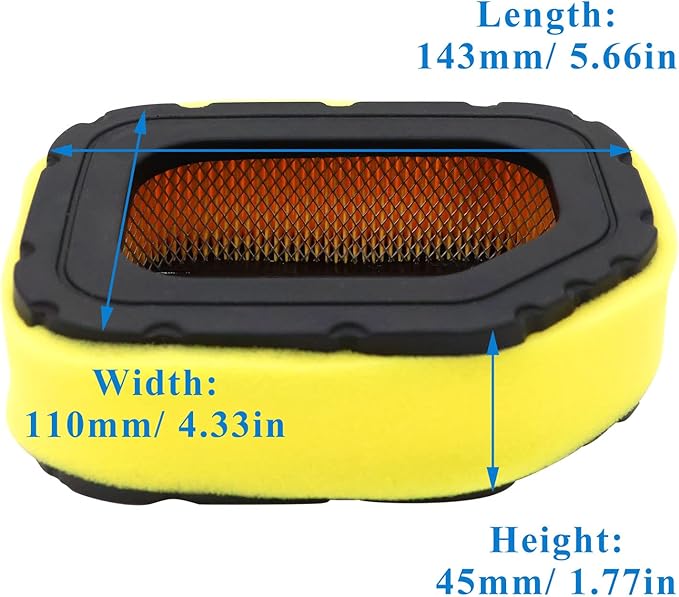 Air Filter 3208303 Lawn Mower Tune up Kit for Kohler SV730 SV735 SV740 SV810 SV820 SV830 Engine with Filer Pump, Replace 32 883 03-S1 Air Filter