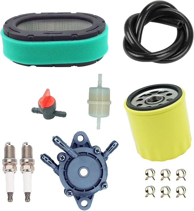 32-883-09-S1 Air Filter Oil Filter Tune Up Kit Fit for Kohler KT610 KT620 KT715 KT725 KT730 KT735 KT740 KT745 19HP-26HP 7000 Series Lawn Mower 3208309-S 3208310-S for Cub-Cadet RZT-L/S XT1 XT2