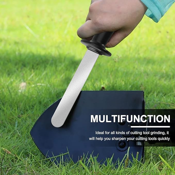 Multifunction Double sided Handheld Tool Sharpening Stone, Sharpener for Sharpening Knife, Hatchet, Lawn Mower Blade, Garden Shears, Chisels Or Spade