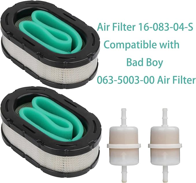 2 Packs 16-083-04 1608304S Air Filter Compatible with Kohler 7000 Series 19-26hp Engine Lawn Mower Air Filters, Replace 16-083-04-s 1688304