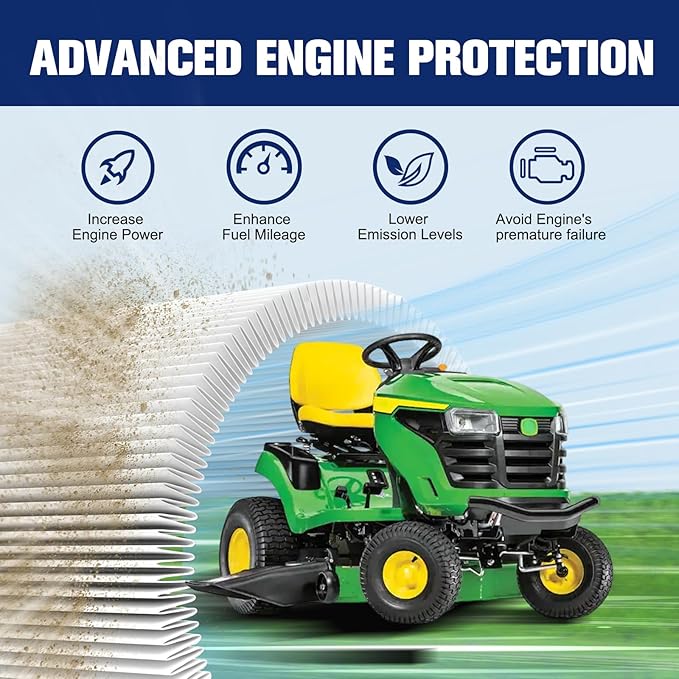 Mckin D140 D130 L120 LA145 Tune Up Maintenance Service Kit fits John Deere LA135 LA120 LA130 LA140 LA150 Lawn Mower Parts