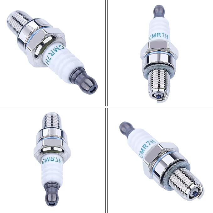 4 Pack CMR7H Spark Plugs, Spark Plug for Shindaiwa 3699-91867 Red Max 369991867, 506615101, 544260901, Sparkplug for Husqvarna 581362301 Stihl Redmax Blowers Brushcutters Trimmers Chain Saws