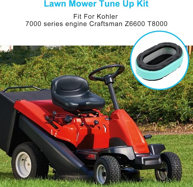 32 083 09-S Air Filter For Kohler KT610 KT620 KT715 KT725 KT730 KT735 KT740 KT745 19HP-26HP Lawn Mower 3208310-S Pre Cleaner Tune Up Kit 32-083-09-S 32-083-10-S