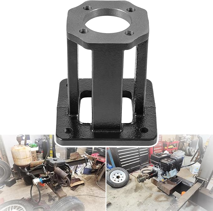31-272 Log Splitter Pump Bracket for 8hp-15hp Hydraulic Log Splitter, Suitable for SpeeCo, Splitmaster, Oregon, Husky 28, 33, 34 and 35t Units