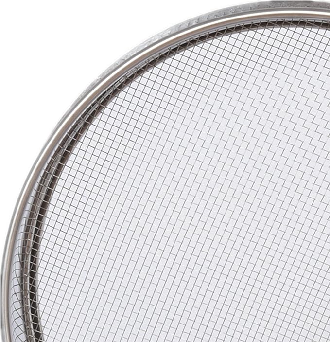 Garden Soil Sifter -10" Sifting Pan-Sieve for Sand Rocks Dirt Compost (1/8”Mesh Screen)