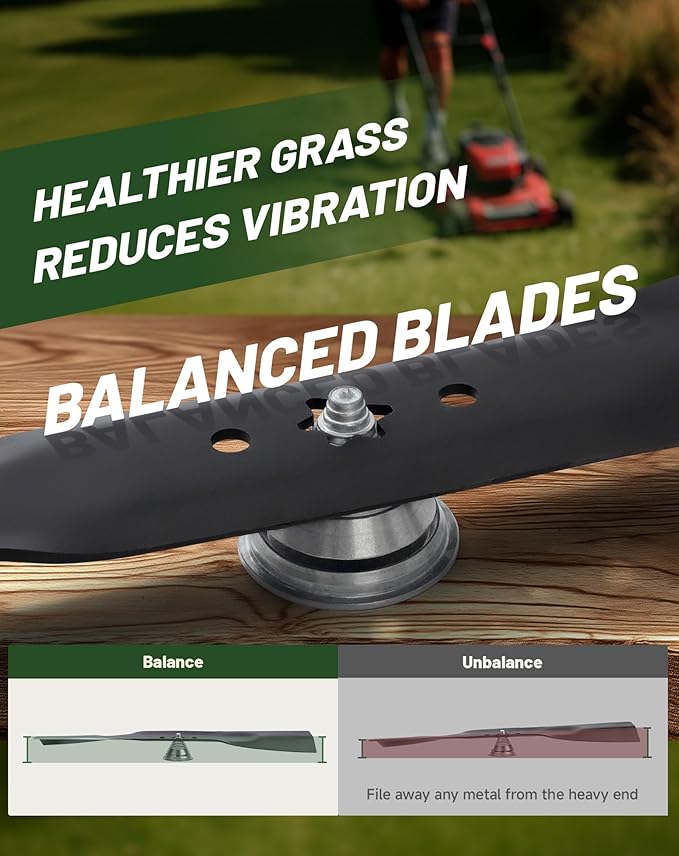 Lawn Mower Blade Sharpener, Lawnmower Blade Sharpening Tool with Balancer, Blade Sharpner Kit for Grinder