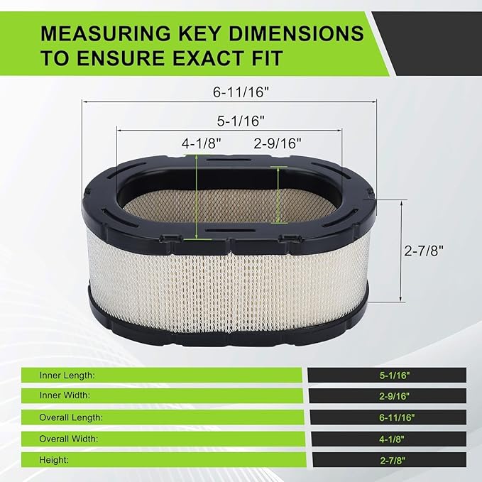16 083 04-S Air Filter For Kohler KT610 KT620 KT715 KT725 KT730 KT735 KT740 Engine Lawn Mower with 16 083 05-S Pre Filter 52 050 02-S Oil Filter 24 393 04-S Fuel Pump