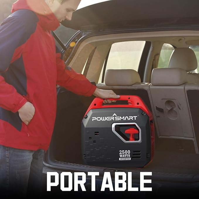 PowerSmart 2500-Watt Portable Inverter Generator with Quiet Technology