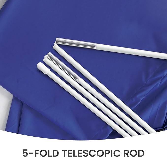 Patio Cantilever Umbrella Cover Outdoor Offset umbrellas Covers with Zipper and Rod UV Resistant Waterproof for Pool Deck Garden, Navy