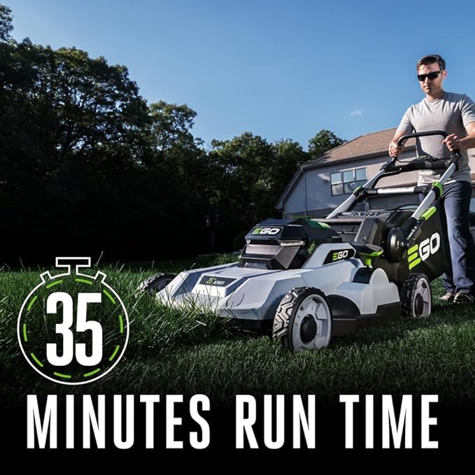 EGO POWER+ Electric Lawn Mower, Cordless Push, Includes 56V 4.0Ah Battery and Charger - LM2112