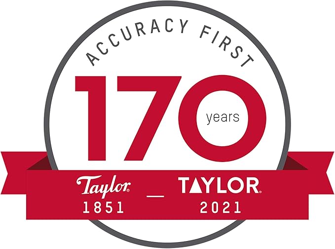 Taylor Glow-In-The-Dark Mountable Rain Gauge, Measure and Monitor Precipitation, Easy to Read for Backyard, Patio, Garden, and Lawn, 6-inch, Black and Green