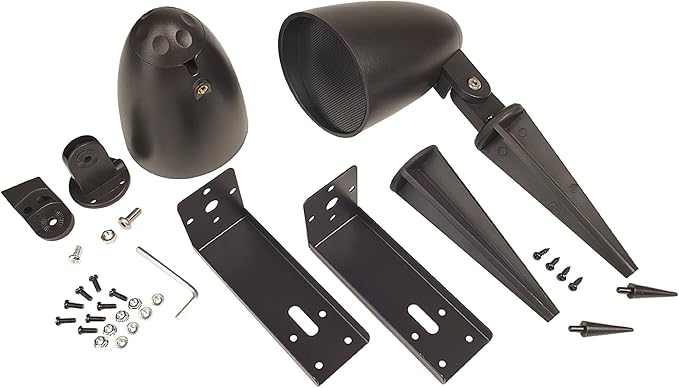 OSD Audio 2.5" Landscape In Ground/Mountable 30W Speaker, Outdoor Weather Resistant Pair, LS2 Bronze (Pair)