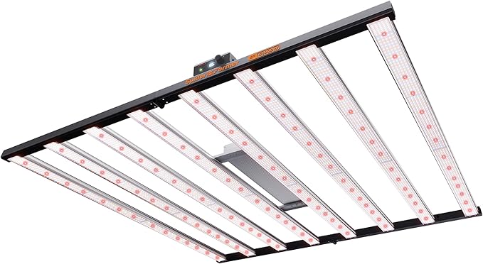 Spider Farmer G1000W Commercial Grade Cost-Effective 1000W LED Grow Lights, 2025 Upgraded App Remote Control, Vertical Farming Co2 Bar LED Growing Lamp, 4x4 & 5x5 Coverage