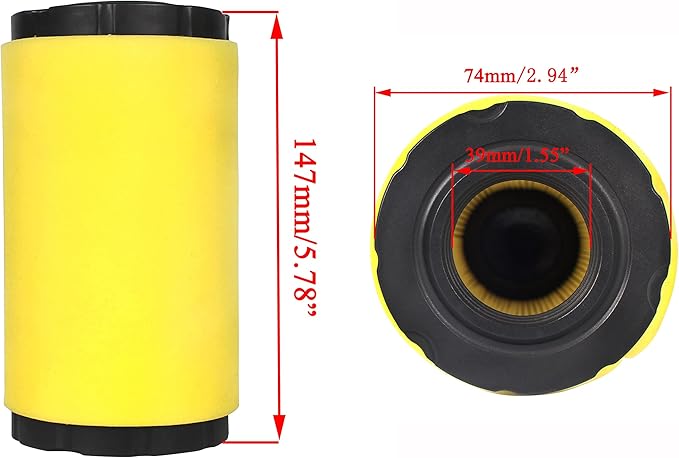 YTH18542 Air Filter Oil Filter Tune Up Kit for Husqvarna YTH18542 Mower Craftsman 917.289244 917.288620 917.203810 917.203830 917.288070 917.288516 917.288525 Mower W/ 19.5hp 20hp 21hp Engine